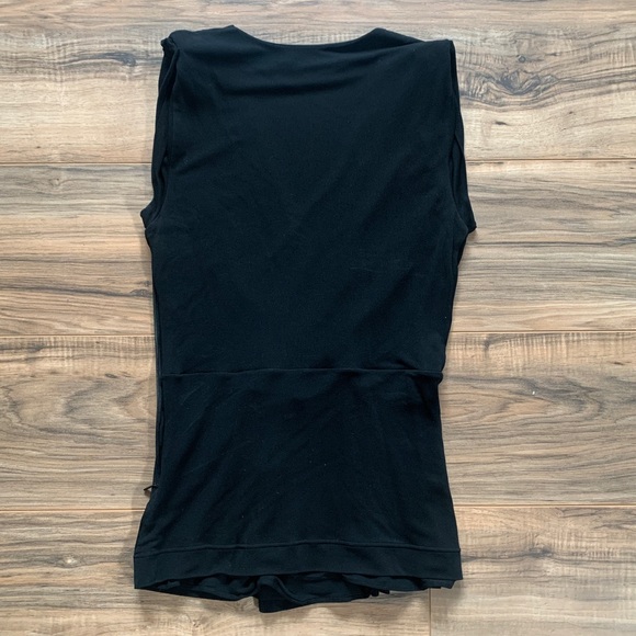 GUCCI. Black top. Side zipper. Large - Picture 3 of 3